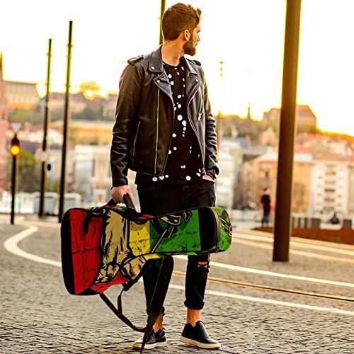 Housse de guitare en tissu Oxford imperméable avec bandoulière réglable Motif lion et drapeau - Les Beatles, Paul McCartney, John Lennon, RIngo Starr, George Harrison Housse de guitare en tissu Oxford imperméable avec bandoulière réglable Motif lion et drapeau – Image 7