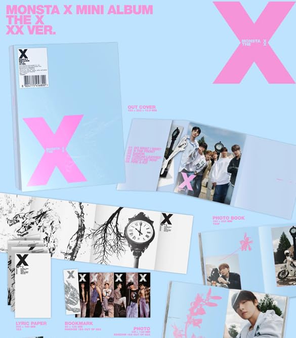 MONSTA X - THE X (N the Front) Photobook Ver [XX Ver.] Photobook +