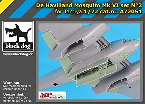 Blackdog A72051 1/72 De Havilland Mosquito Mk VI Set N°2 (For Tamiya)