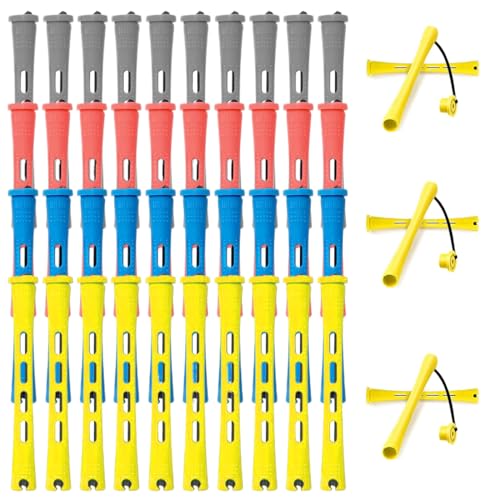 PYEUIFT 40 Piezas Rizadores de Pelo, Rizadores PequeñOs, Rizador De Pelo sin Calor, Herramienta para Rizar el Pelo, 4 TamañOs para un Look en Capas (0,27/0,35/0,5/0,6 Pulgadas)