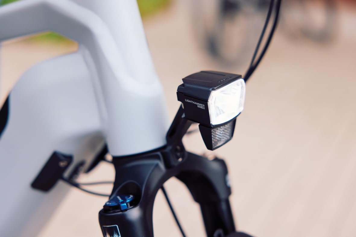 TRELOCK LS 940-HB Lighthammer 150 Lux E-Bike 12V Fahrradlicht – Inklusive Fernlicht-Schalter und Lenkerhalterung – StVZO zugelassen