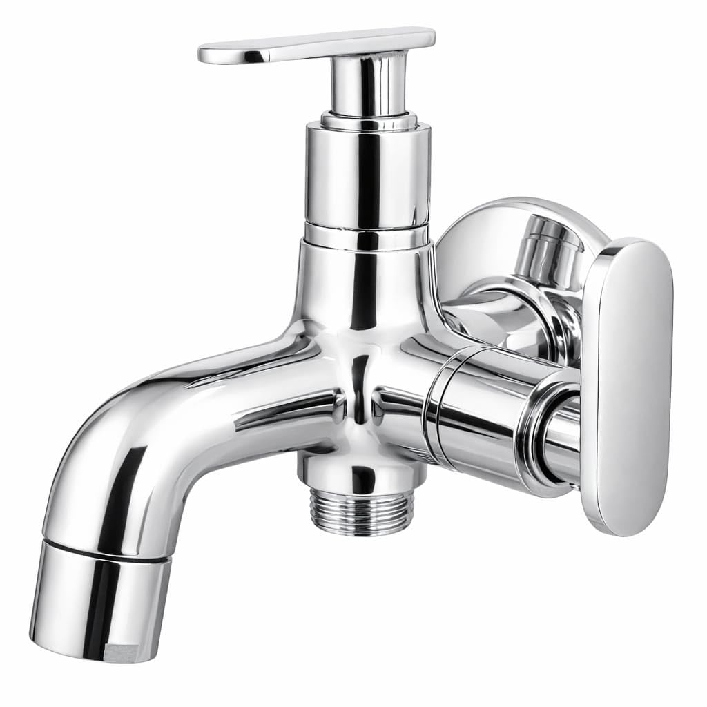 10x Bib Tap 2 Way BC- 2243 15 MM Full Brass Chrome Plated-image-21