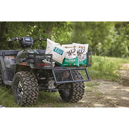 Image of Guide Gear ATV Rear Drop Basket Cargo Luggage Carrier Hauling Rack, Heavy-Duty Steel, 29.5 inch x 39 inch x 10 inchh