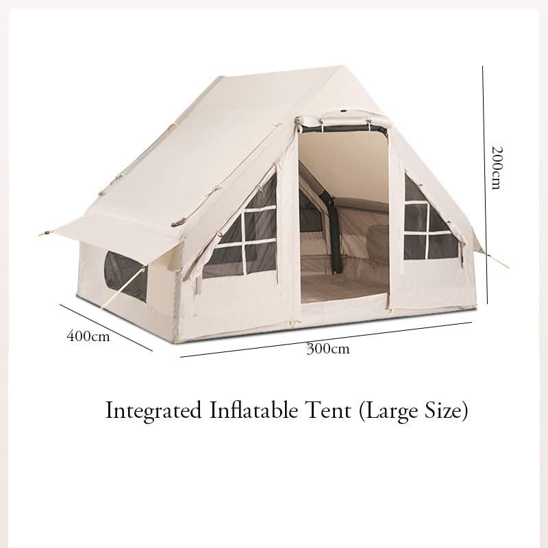 Carpa grande inflable para camping y picnic al aire libre miniatura 7
