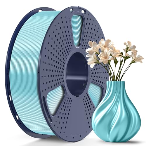 SUNLU TPU-Silk 3D Printer Filament, 98A TPU Filament 1.75mm, Glossy Silk Surface TPU Filament, Flexible TPU 3D Printing 