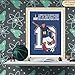 Motivational Soccer Room Decor: Inspirational Quotes Sports Posters - Set of 6 (8x10 In)