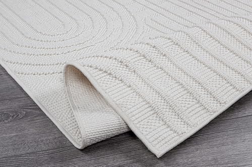 Tapete Beverly Rug micro loop blanco 84x60 pulgadas miniatura 6