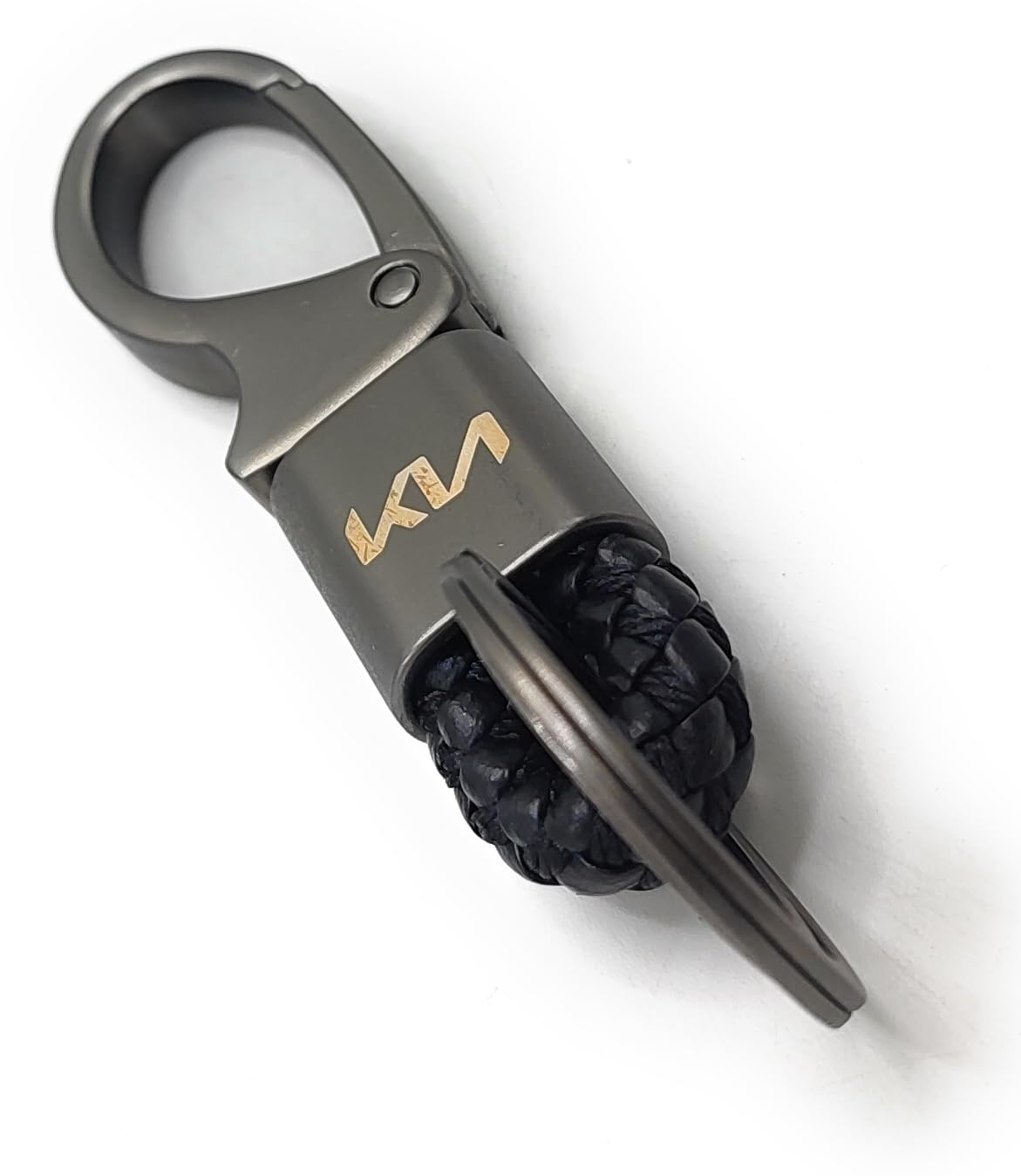 Zinc Alloy Fob Keychains Leather Key Chain Sturdy Metal for Cars kiaa Key Chain ()-image-6