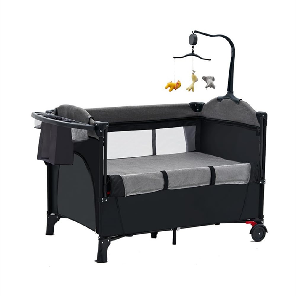 Amazon.co.jp: ベビーベッド 揺りかご 折りたたみ ベビーサークル