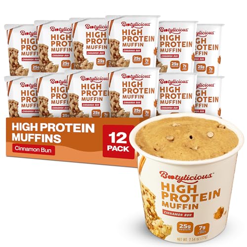 Bootylicious | High-Protein Muffin | 25g Protein, 7g Net Carbs,