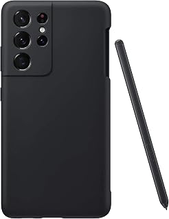 A-creator Galaxy S21 Ultra Silicone Case with S Pen Replacement for Samsung Galaxy S21 Ultra 5G (Black) Price In India