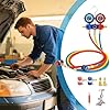 Ac Gauge, Refrigerant Kit, Reliable Hvac Tool Set Vehicle Truck Maintenance, Recharge Equipment Workshop Repair Solution, Pressure Gauge for Home Seasonal Upkeep, Multicolor #1