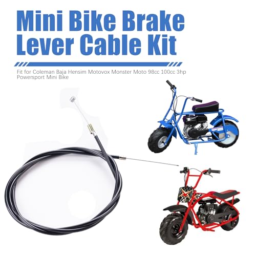 Mrelc Left Brake Clutch Lever 155Cm Cable With Brake Pads Fit For Coleman Ct100U Cc100X 98Cc 100Cc 3Hp Baja Doodle Bug Db30 Motovox Mbx10 Mbx11 Monster Moto Powersport Mini Bike Parts thumb #3