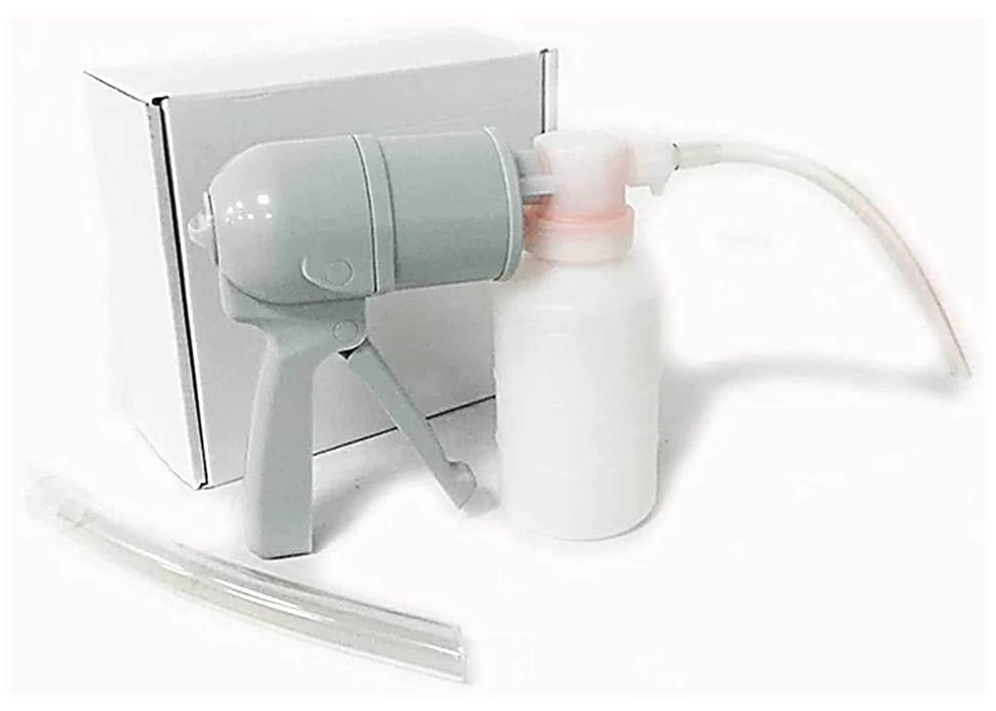 Pompa di aspirazione manuale portatile, dispositivo di secrezione di muco portatile per anziani e bambini, kit di terapia domestica per espettorato e catarro