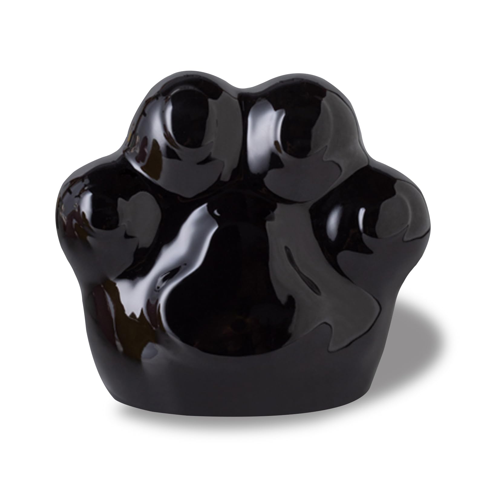 Urny dla zwierząt domowych na prochy kota, psa, ceramiczne, ręcznie wykonane, pamiątkowe urny, uroczy nadruk łap, odporne na wilgoć, przemyślany prezent pamiątkowy o zgubieniu zwierząt