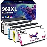 Remanufactured Ink Cartridge Replacement for HP 962XL 962 HP962 XL for HP OfficeJet Pro 9010 9015 9025 9018 9020 9012 9019 9016 9014 9027 9029 9026 9022 9028 Printer Ink (High Yield, 4 Combo Pack)