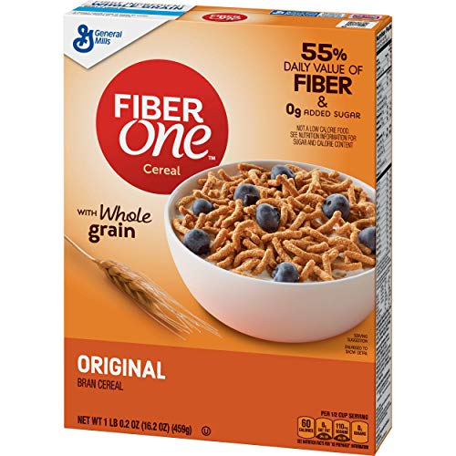 Fiber One Cereal, Original Bran, Whole Grain, 16.2 oz
