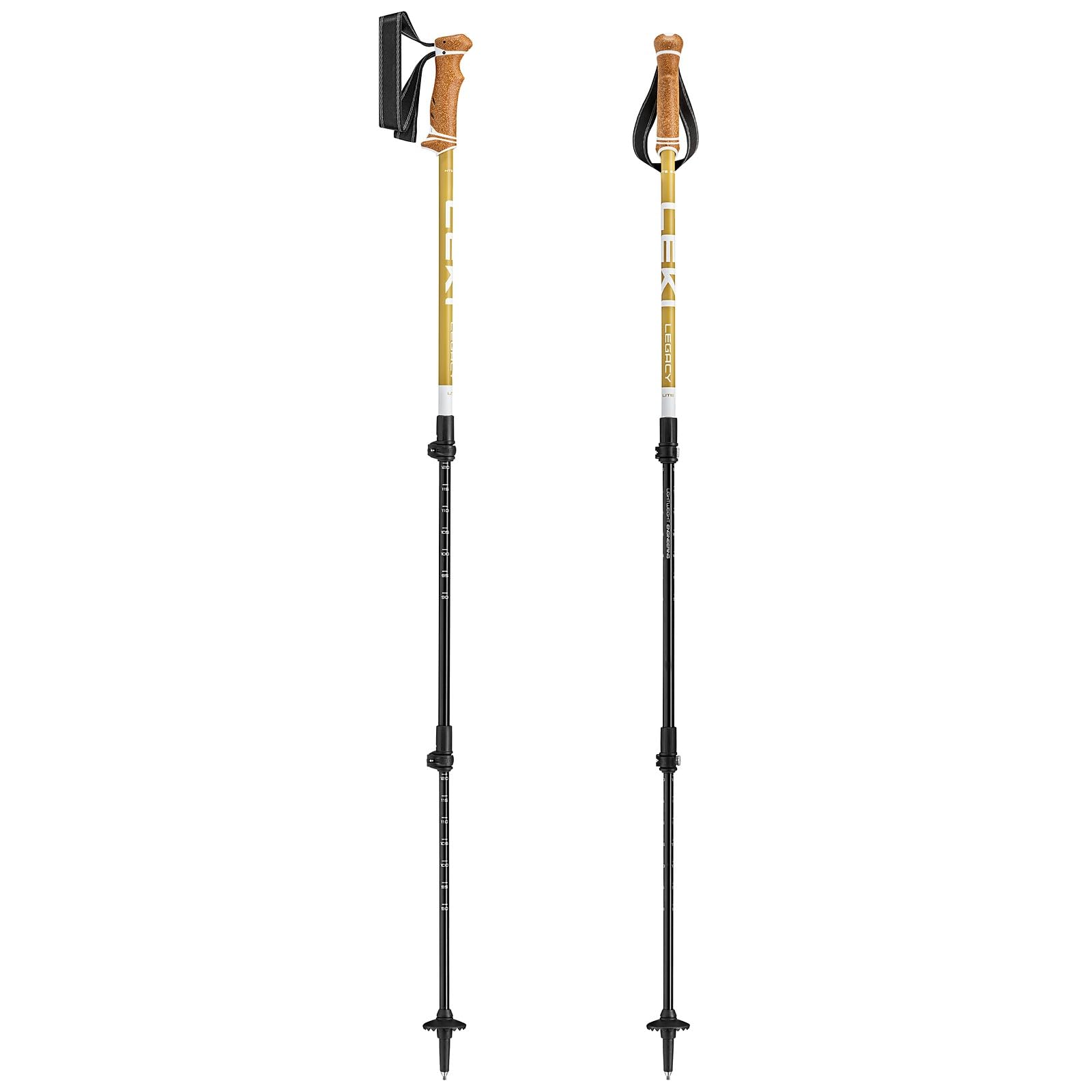 LEKI Legacy Lite Hiking Poles for Women & Men | Lightweight, adjustable aluminum trekking poles (90–135 cm) with trekking baskets