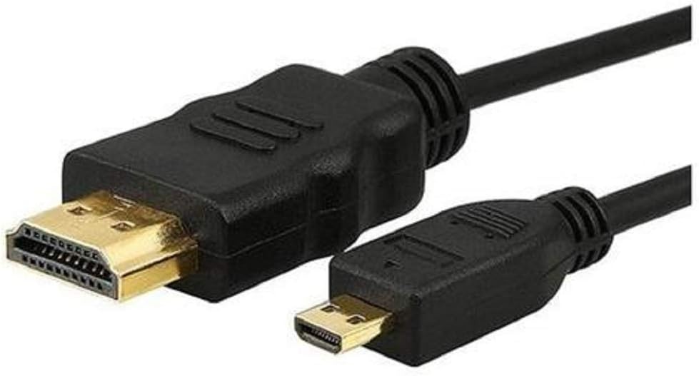 razz 3M/10 feet Tesco Hudl micro hdmi to hdmi cable, Google Nexus 10 Micro D Hdmi Cable Gold Connectors - 1080p Full HD - Type D to Type A, 1.4V For Google Nexus 10 Table