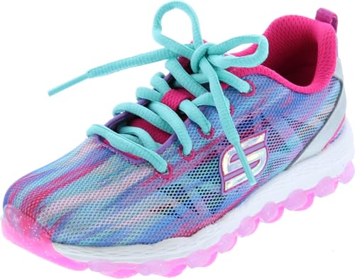Skechers Girls' Skech-Air Ultra Jumpin Jamz Trainer,Multi,12.5