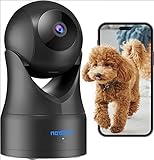 owltron Überwachungskamera innen, Babyphone mit Kamera und app, 360°WLAN IP Kamera mit Bewegungserkennung, 2-Wege Audio, Hundekamera/Haustierkamera/Babyphone Kamer mit Nachtsich