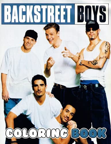 Backstreet Boys Coloring Book Perfect Coloring Book For Adults Kids ...