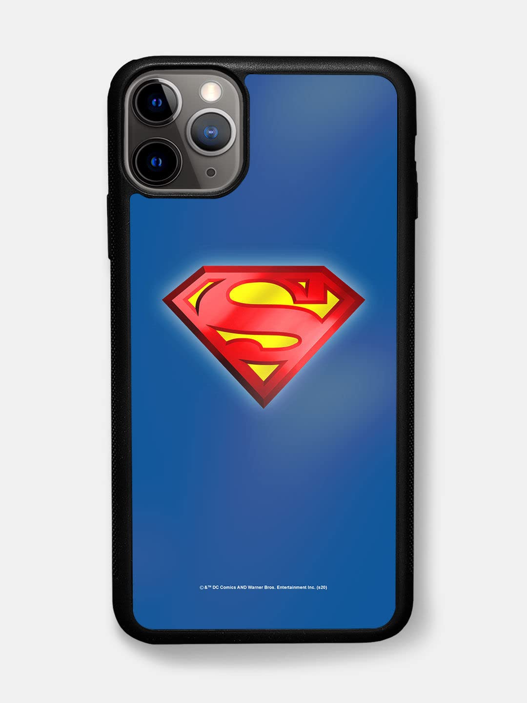 Macmerise Bumper Case Phone Case | Compatible with iPhone 11 Pro Back Cover Case | Design Logo Superman | 360 Degree Protection | Protective Mobile Cover | iPhone 11 Pro Phone with Camera Protection