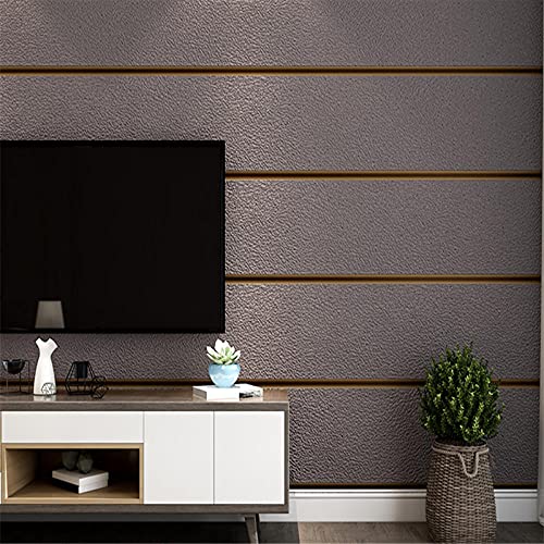 Nordycka nowoczesna aksamitna tapeta w paski – bardzo gruba tapeta z włókniny do salonu i sypialni, miękka tekstura, elegancki design, łatwa w instalacji