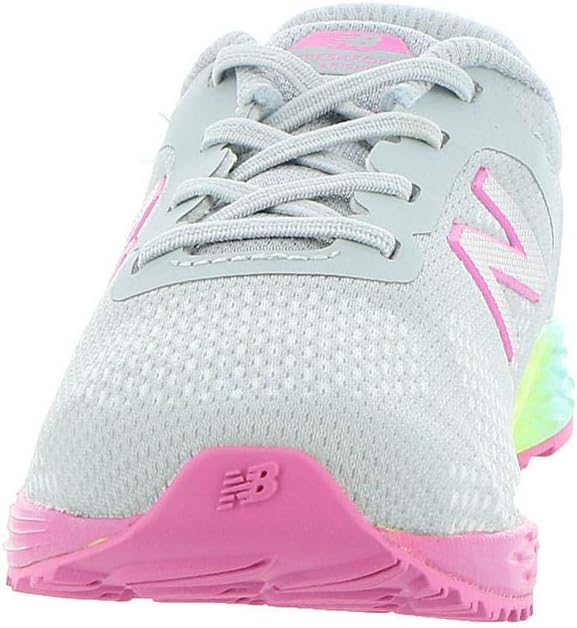 New Balance Kid's Fresh Foam Arishi V2 Bungee Running Shoe 2 Wide Infant Light Aluminum/Rainbow