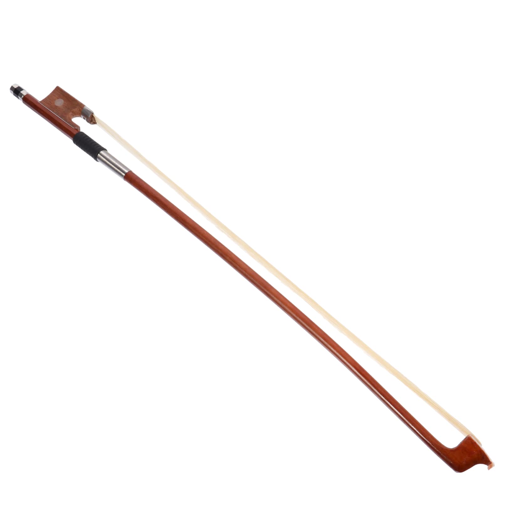 Garneck Violin Bow for Beginners Red Sandalwood Violin Bow Horsehair Student Violin Bow Practice
