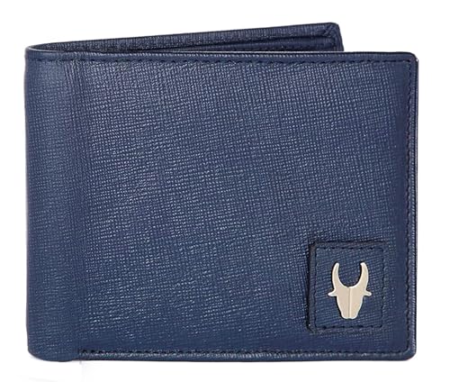Image of WildHorn Blue Safiano Leather Wallet for Men
