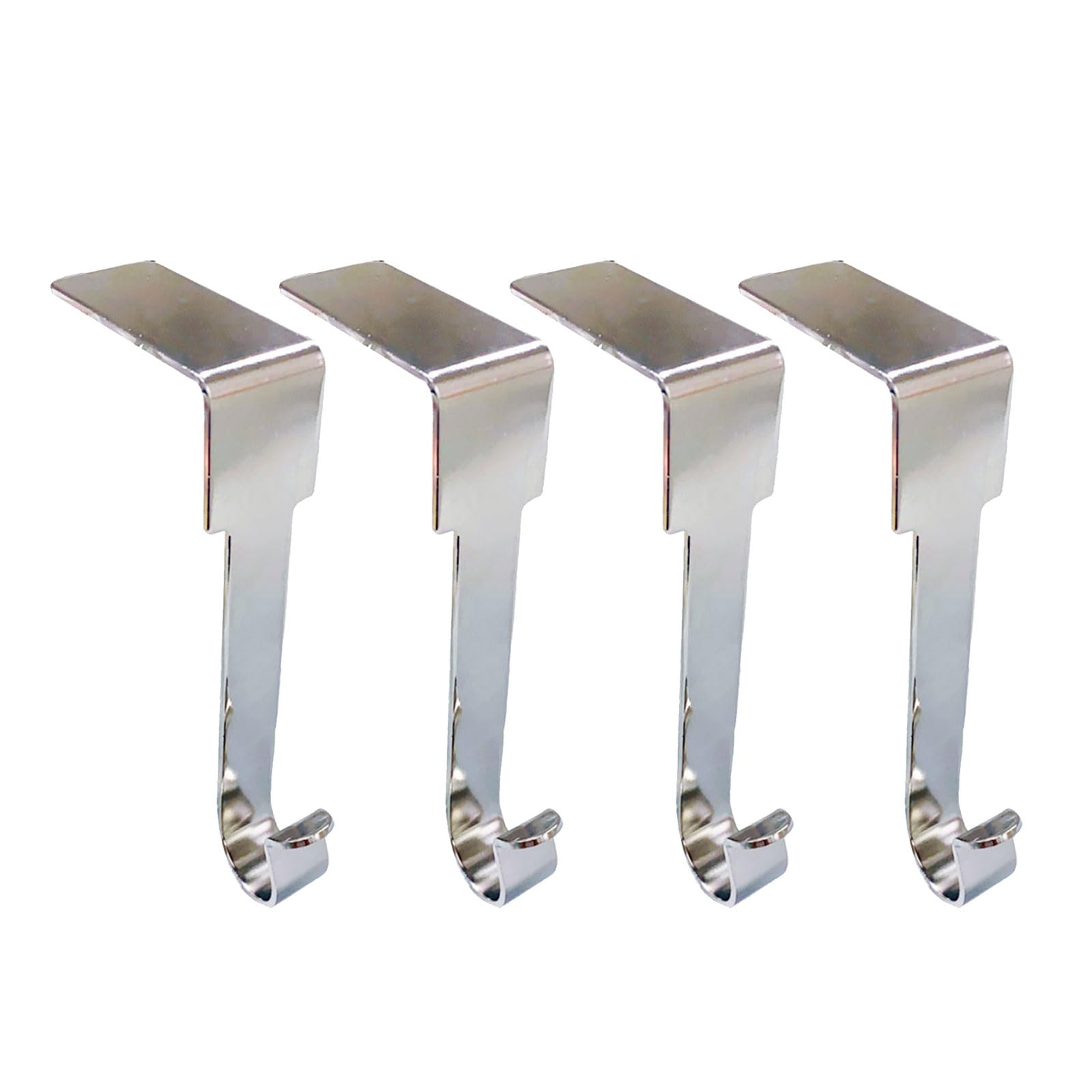 Hsioluted Christmas Stocking Hangers Metal Hanging Hooks for Fireplaces Accessories Mantel Ornaments Holders Party Supplies Christmas Ornament Hooks