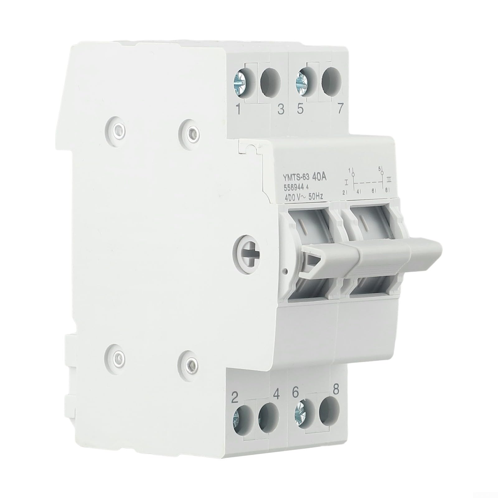 Interlock Circuit Breaker, 2P Dual Power Manual Transfer Switch