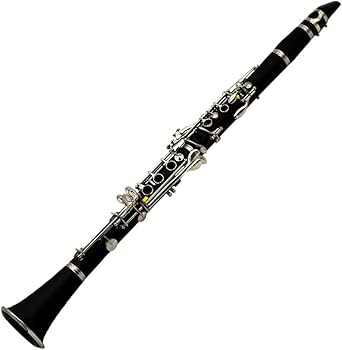 JUUXAAN Bb clarinet instrument rubber clarinet beginners, nickel