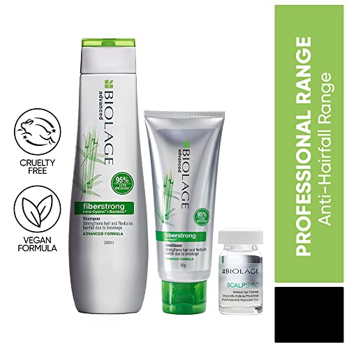 BIOLAGE Advanced Fiberstrong Professional 200ml Shampoo + 98g conditioner + 60ml Aminexil Hair Treatment - Image 3