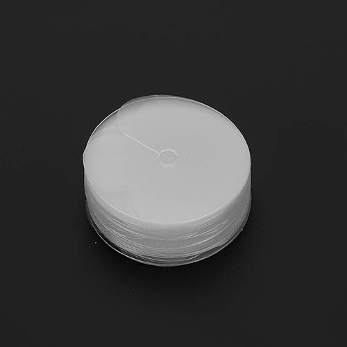 Miniatura 7 de 50 plantillas espaciadoras redondas de un solo agujero, protectores de protección térmica para extensiones de cabello, herramienta de extensión de