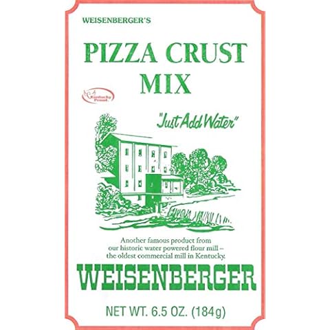 Weisenberger Pizza Crust Mix, 6.5 Ounce - Premade Pizza Dough Flour for Homemade Pizza, Breadsticks, Flatbread, or Calzones - 3 pack Cover