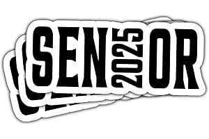 Senior Year 2023 Car Decorations, Senior Stickers for Laptop Water Bottle Phone...