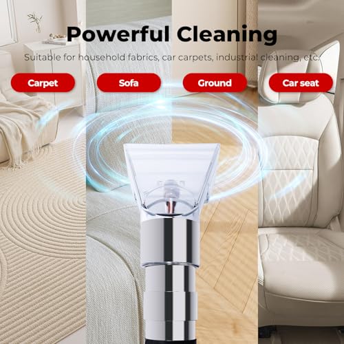 Image of Shop Vac Extractor Kit, Better Extractor Hose Kit for Carpet & Upholstery Cleaning in Home and Auto, with Wand, Hose & Adapter