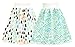Cloudkids 2 Piezas Falda de Pañal Bebé Algodón Lavable Falda Aprendizaje Limpia Falda Pañal de Niño Pantalones de Cintura Alta a Prueba de Fugas Para Un Buen Sueño (Árbol + Montaña, M: 4-8 años)