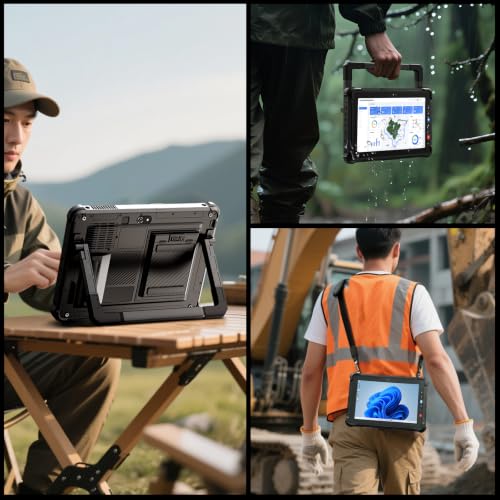 Image of IP67 Rugged Windows Tablet,10.95 inch 16+256GB Stand PC for Outdoor Work