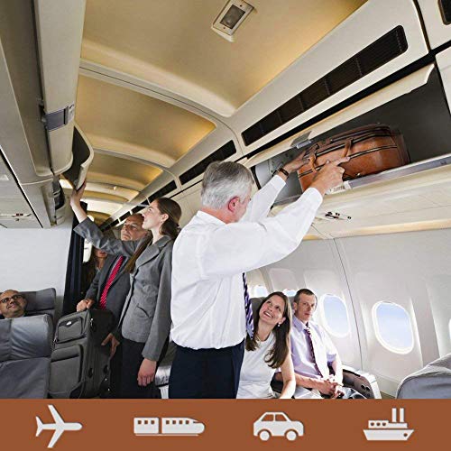 Leathario Leather Suitcase Trolley Luggage Travel Duffle Bag Weekend Overnight Rolling Suitcase Rolling Laptop Case Wheeled Briefcase Bag Suitcase Roller Boarding Under Seat Case