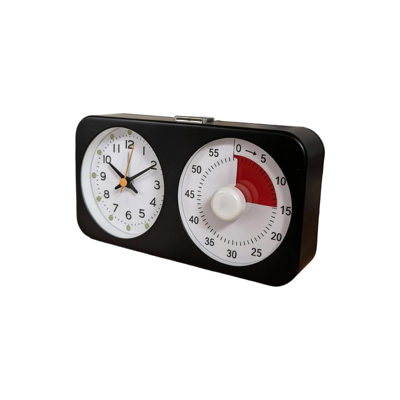 Tsophreniq Stylish Visual Countdown Timer Made From Metal Still Structure Enhances Time Management Skills Quiet Timer