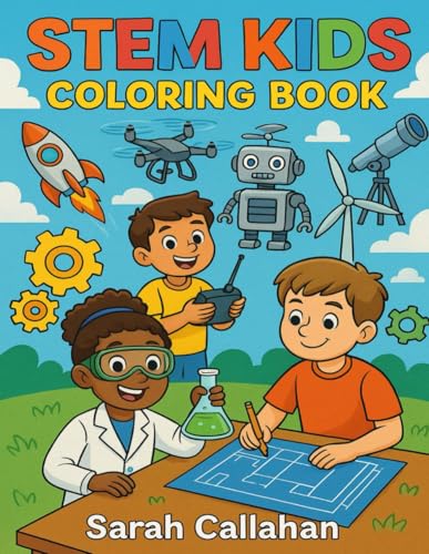 STEM Kids Coloring Book (The Gifted Explorer Series) image 2