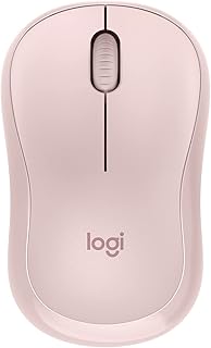 Logitech M240 Silent Bluetooth Mouse, Wireless, Compact, Portable, Smooth Tracking, 18-Month Battery, for Windows, macOS, ChromeOS, Compatible with PC, Mac, Laptop, Tablets - Rose