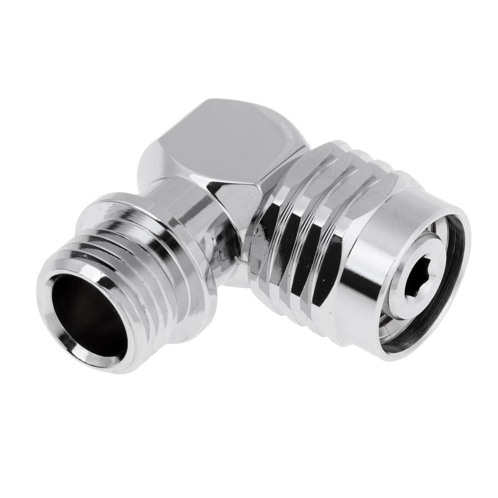 MagiDeal 90 Degree Swivel Hose Adapter for 2nd Stage Scuba Diving Regulator Adapter