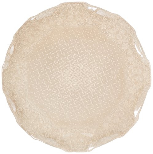 Plato decorativo de cristal 13 pulg ChargeIt by Jay miniatura 1