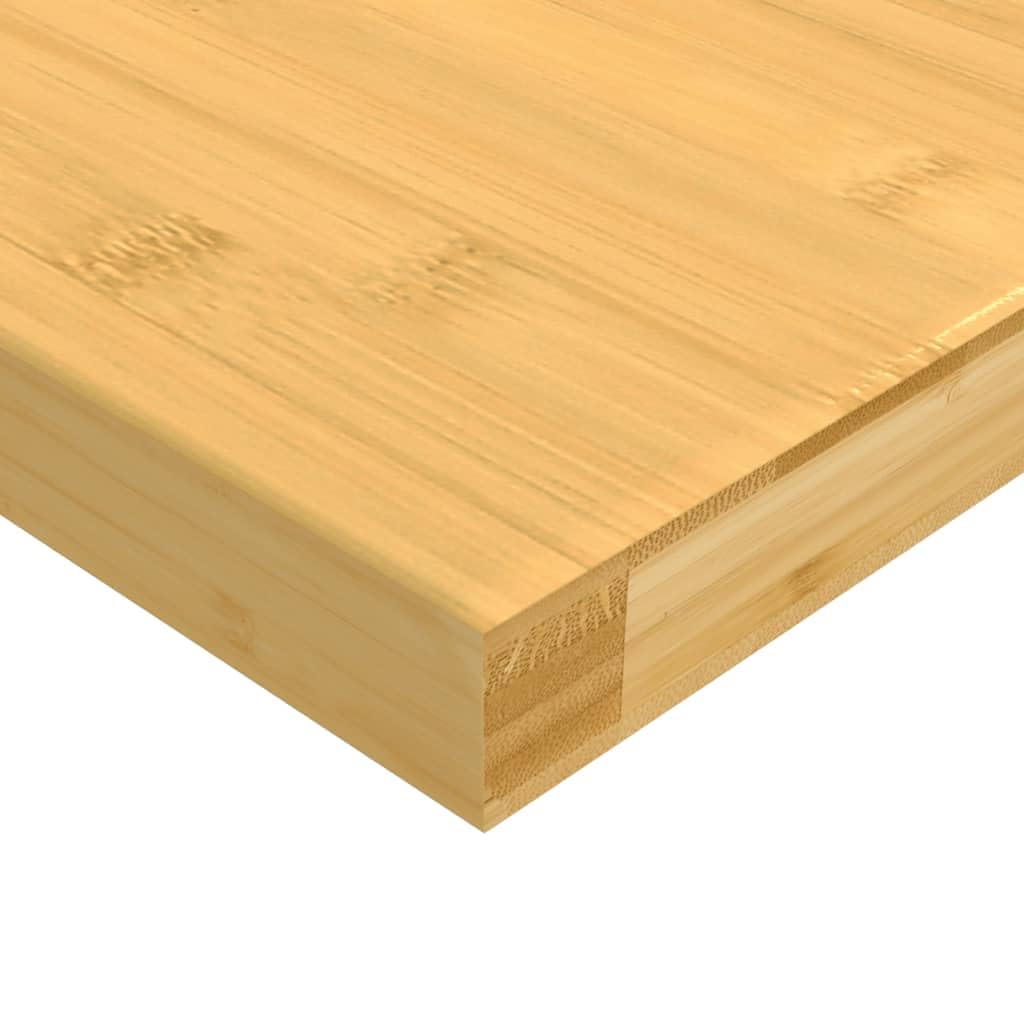 Estante de pared de bambú de 80 x 20 x 2,5 cm, estante flotante para marcos de fotos, libros, baño y cocina, aspecto de madera natural, diseño de fácil cuidado para el hogar, material