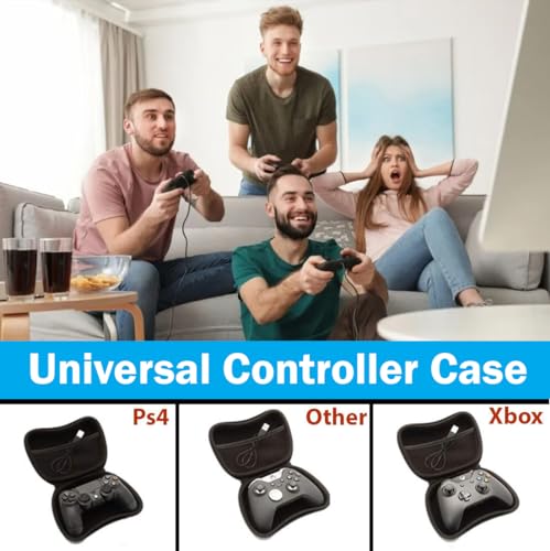 Image of OIVO INDIA Multicolor & Black Universal Travel EVA Game Remote Controller Carrying Case Gaming Accessory Cover Case (Compatible for Xbox One, Xbox, Xbox 360, PS3, PS4, PS5 PS2) (Combo of 2)