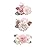 Flower Hair Clips Set-Cherrboll 3pcs Floral Hair Bow Accessories for Baby Girl Toddles Teen Gifts